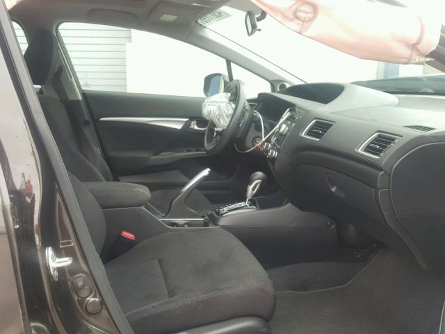 19XFB2F84DE043931 - 2013 HONDA CIVIC EX შავი ფოტო 5