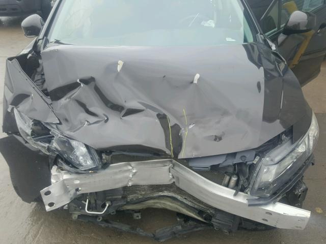 19XFB2F84DE043931 - 2013 HONDA CIVIC EX შავი ფოტო 7