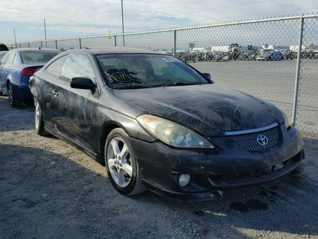 4T1CE38P64U866622 - 2004 TOYOTA CAMRY SOLA BLACK photo 1