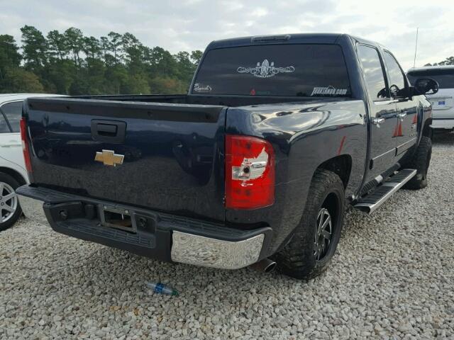 3GCEC13C97G553129 - 2007 CHEVROLET SILVERADO BLUE photo 4