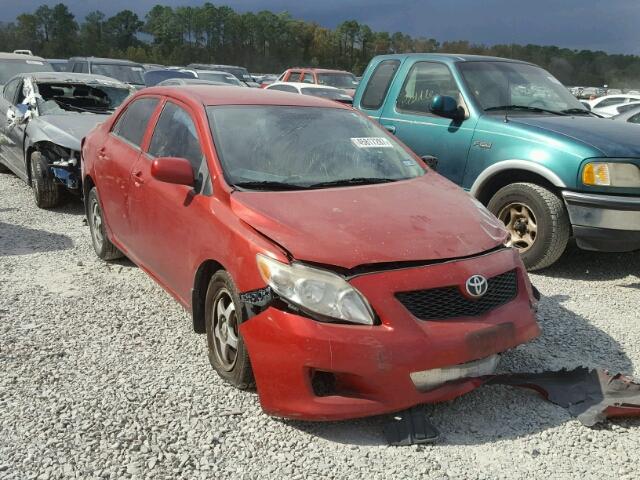 JTDBL40E99J051832 - 2009 TOYOTA COROLLA BA RED photo 1