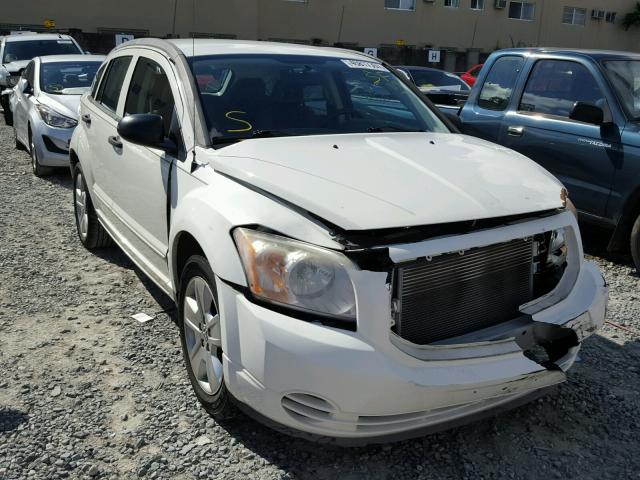 1B3HB48B67D571619 - 2007 DODGE CALIBER SX WHITE photo 1