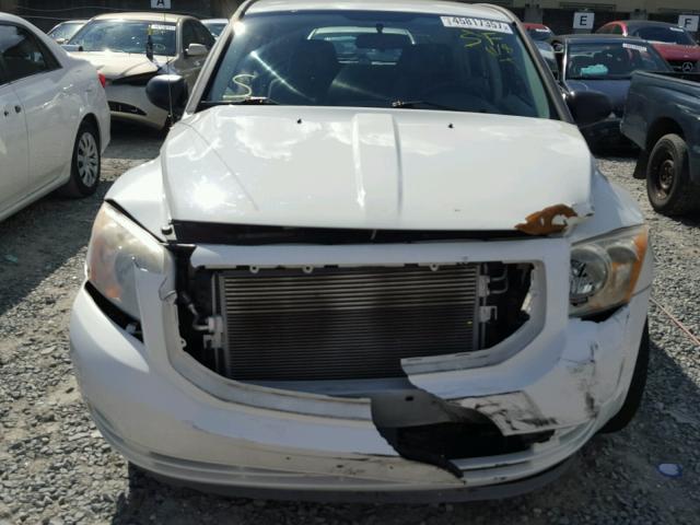 1B3HB48B67D571619 - 2007 DODGE CALIBER SX WHITE photo 10