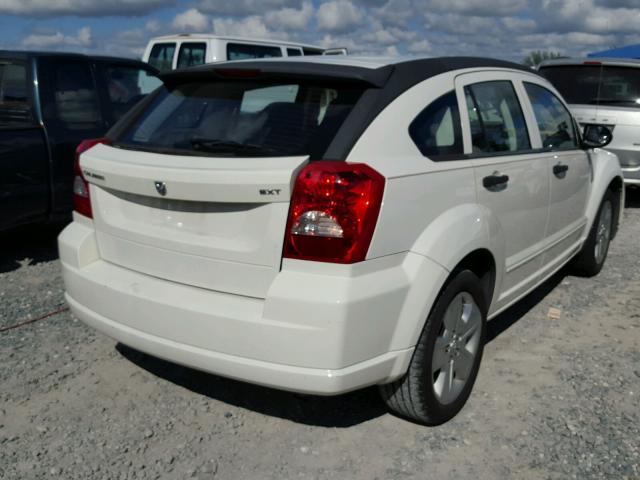 1B3HB48B67D571619 - 2007 DODGE CALIBER SX WHITE photo 4