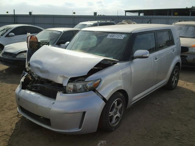 JTLKE50E091064800 - 2009 TOYOTA SCION XB SILVER photo 2