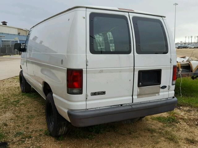 1FTNE24L94HA52791 - 2004 FORD ECONOLINE WHITE photo 3