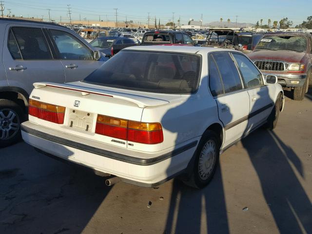 1HGCB7650MA135175 - 1991 HONDA ACCORD LX WHITE photo 4