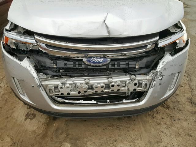 2FMDK3KC0DBB18067 - 2013 FORD EDGE LIMIT SILVER photo 9