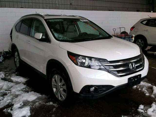 5J6RM4H70DL086557 - 2013 HONDA CR-V WHITE photo 1