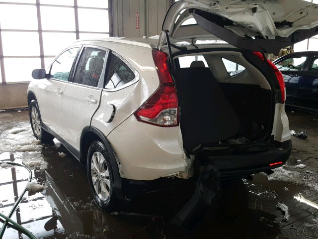 5J6RM4H70DL086557 - 2013 HONDA CR-V WHITE photo 3