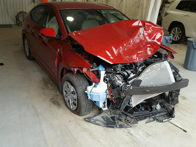 KMHD74LF8HU370987 - 2017 HYUNDAI ELANTRA SE RED photo 1