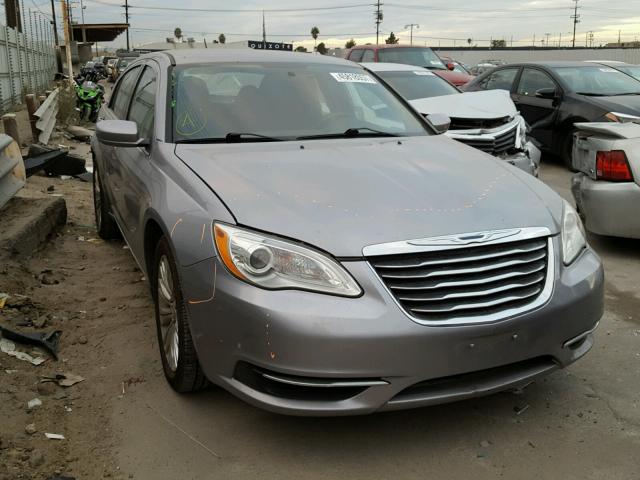 1C3CCBAB0DN685646 - 2013 CHRYSLER 200 LX GRAY photo 1