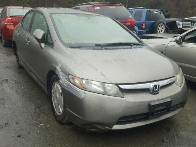 JHMFA36217S019705 - 2007 HONDA CIVIC HYBR TAN photo 1