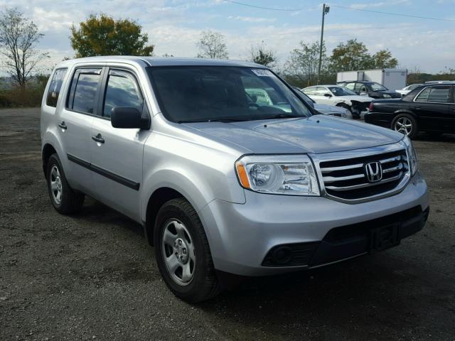 5FNYF4H2XFB043009 - 2015 HONDA PILOT LX SILVER photo 1