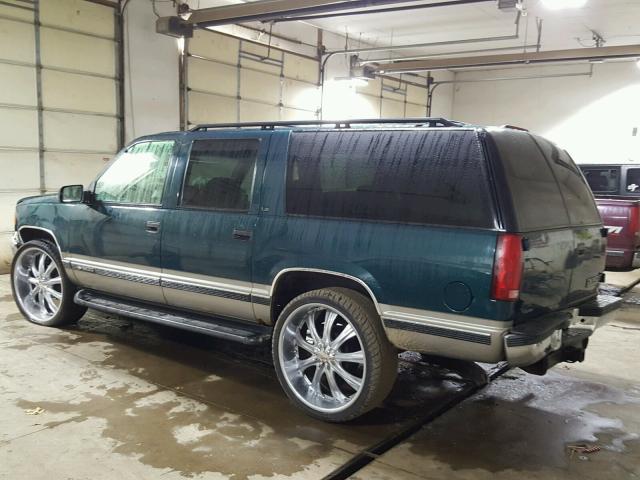 1GNFK16R7XJ525147 - 1999 CHEVROLET SUBURBAN K GREEN photo 3