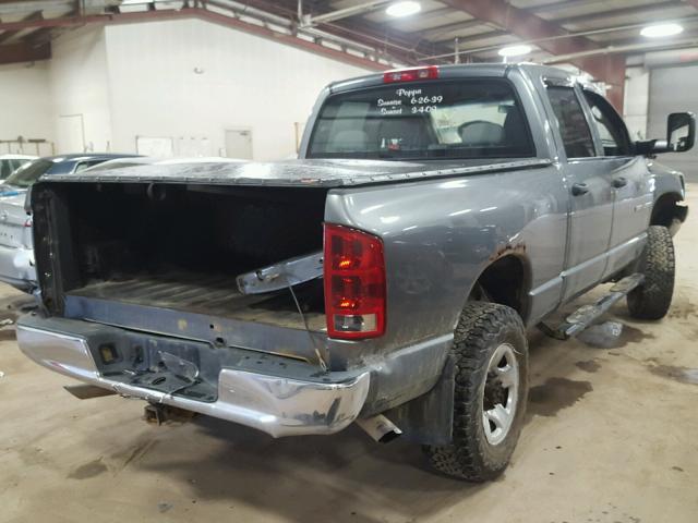 1D7KS28D56J136137 - 2006 DODGE RAM 2500 S GRAY photo 4