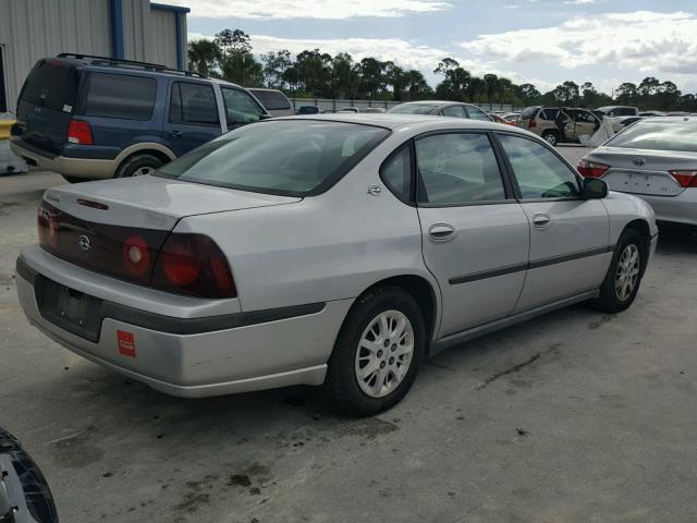 2G1WF52E339388746 - 2003 CHEVROLET IMPALA 银色 照片 4