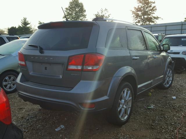 3C4PDCDG2CT184828 - 2012 DODGE JOURNEY CR GRAY photo 4