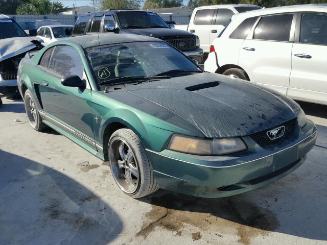 1FAFP4047YF313593 - 2000 FORD MUSTANG GREEN photo 1