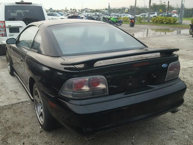 1FALP4046RF163755 - 1994 FORD MUSTANG BLACK photo 3