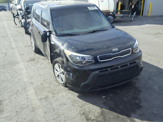 KNDJN2A22E7021240 - 2014 KIA SOUL BLACK photo 1