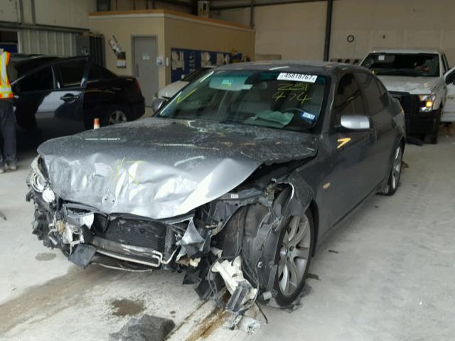 WBANW13548CZ81474 - 2008 BMW 535 I SILVER photo 2