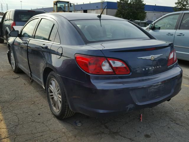 1C3LC56K57N564349 - 2007 CHRYSLER SEBRING TO BLUE photo 3