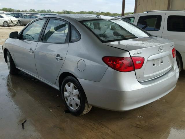 KMHDU46D58U428718 - 2008 HYUNDAI ELANTRA GL SILVER photo 3