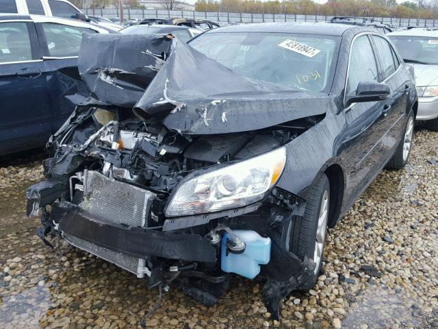 1G11C5SL1EF172342 - 2014 CHEVROLET MALIBU 1LT CHARCOAL photo 2