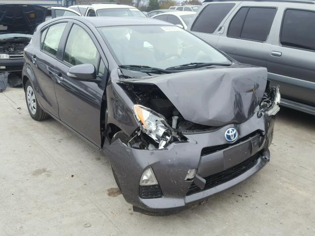 JTDKDTB31E1569060 - 2014 TOYOTA PRIUS C GRAY photo 1