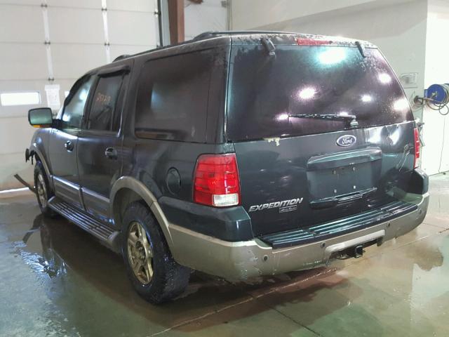 1FMFU18L63LC36282 - 2003 FORD EXPEDITION GREEN photo 3