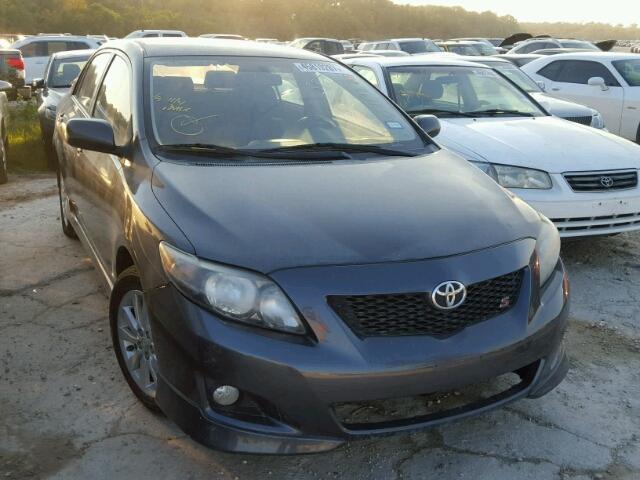 1NXBU4EE7AZ276724 - 2010 TOYOTA COROLLA CHARCOAL photo 1