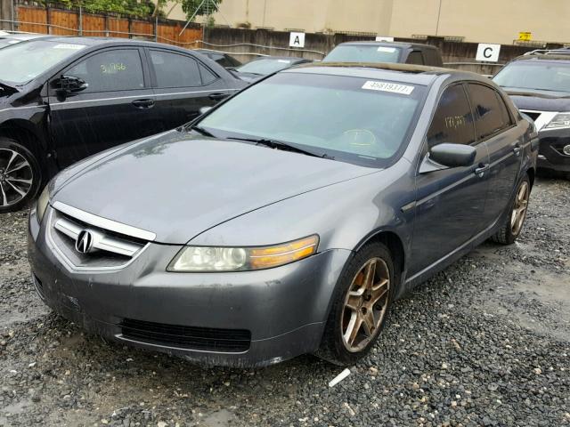 19UUA66265A060104 - 2005 ACURA TL GRAY photo 2