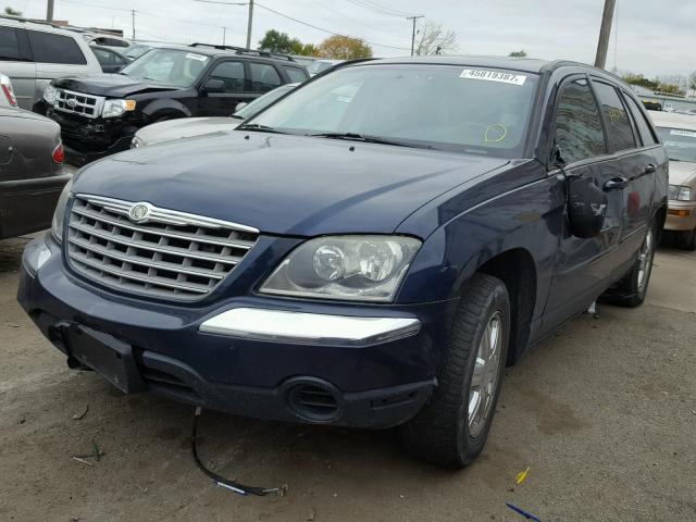 2C4GM68415R434969 - 2005 CHRYSLER PACIFICA BLUE photo 2