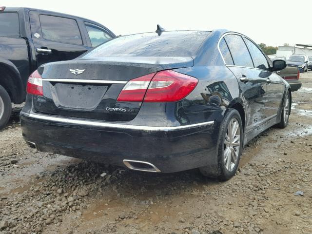 KMHGC4DF2CU172163 - 2012 HYUNDAI GENESIS 4. BLACK photo 4