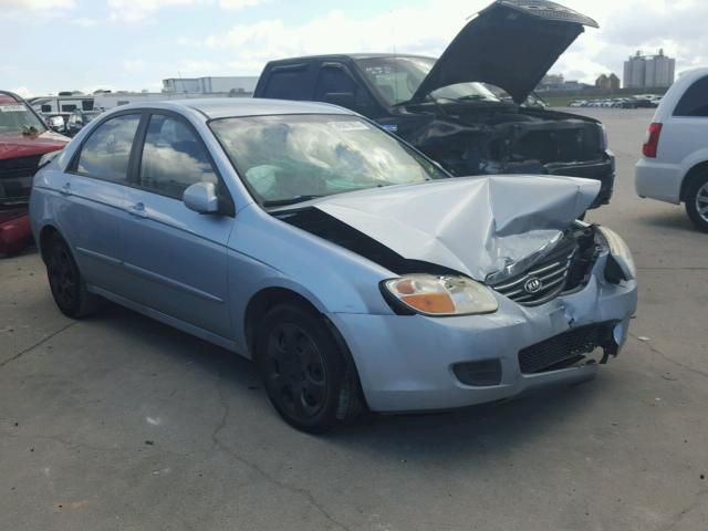 KNAFE121785542988 - 2008 KIA SPECTRA BLUE photo 1