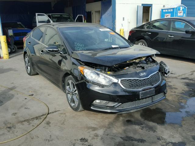 KNAFZ4A81F5350290 - 2015 KIA FORTE EX BLACK photo 1