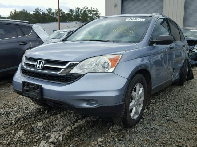 5J6RE4H47BL091237 - 2011 HONDA CR-V SE BLUE photo 2