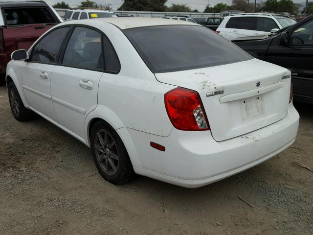 KL5JD56Z97K514347 - 2007 SUZUKI FORENZA BA WHITE photo 3