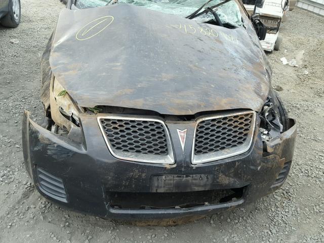 5Y2SP67019Z404513 - 2009 PONTIAC VIBE BLACK photo 9