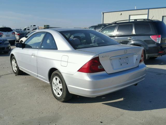 1HGEM22503L062811 - 2003 HONDA CIVIC LX SILVER photo 3