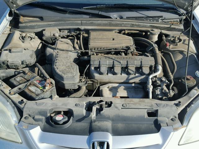 1HGEM22503L062811 - 2003 HONDA CIVIC LX SILVER photo 7