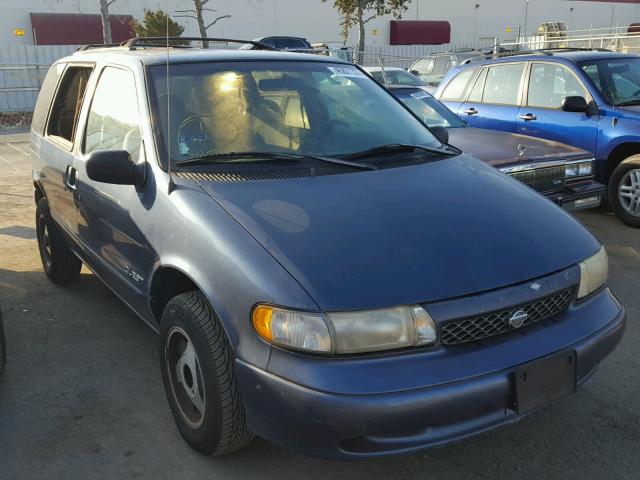 4N2DN1117VD814563 - 1997 NISSAN QUEST XE BLUE photo 1