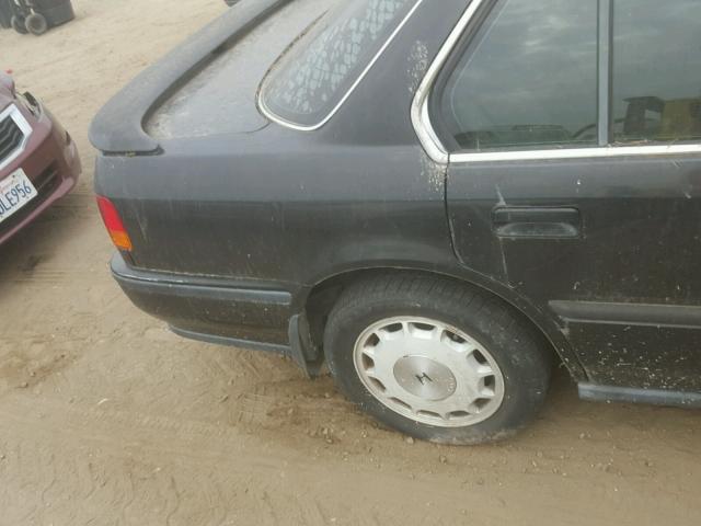 1HGCB7577NA233057 - 1992 HONDA ACCORD EX 黑色 照片 9