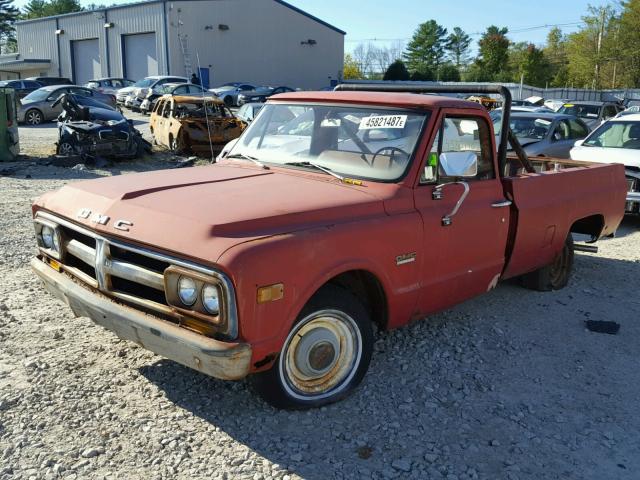 CS10DPB22450 - 1968 GMC SIERRA 150 RED photo 2