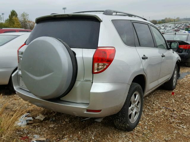 JTMBD35V975104261 - 2007 TOYOTA RAV4 SILVER photo 4