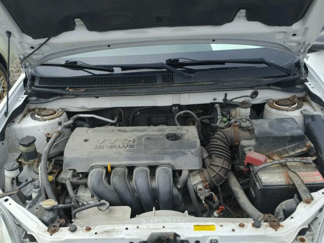 2T1KR32E55C371158 - 2005 TOYOTA COROLLA MA WHITE photo 7