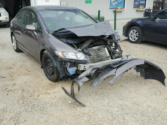 19XFA16549E036813 - 2009 HONDA CIVIC LX BROWN photo 1