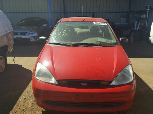 1FAFP3839YW260160 - 2000 FORD FOCUS ZTS RED photo 9