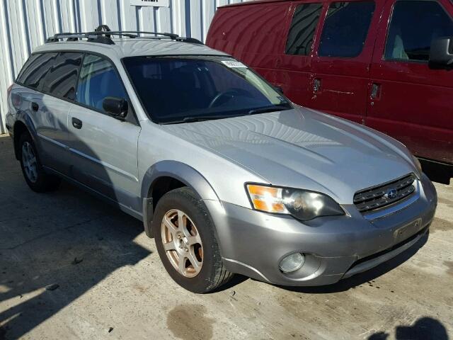 4S4BP61C957301778 - 2005 SUBARU LEGACY SILVER photo 1